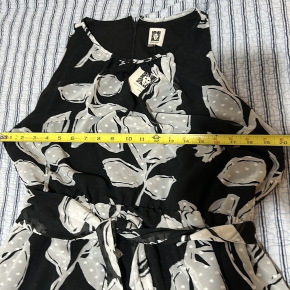 NWT Anne Klein Womens Printed Chiffon Halter Dress size 12 - Picture 6 of 9